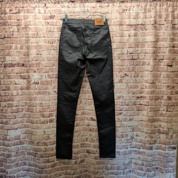 PLEASE Made In Italy European Style 100% Polyurethane Jeans Size X Small - Picture 10 of 15